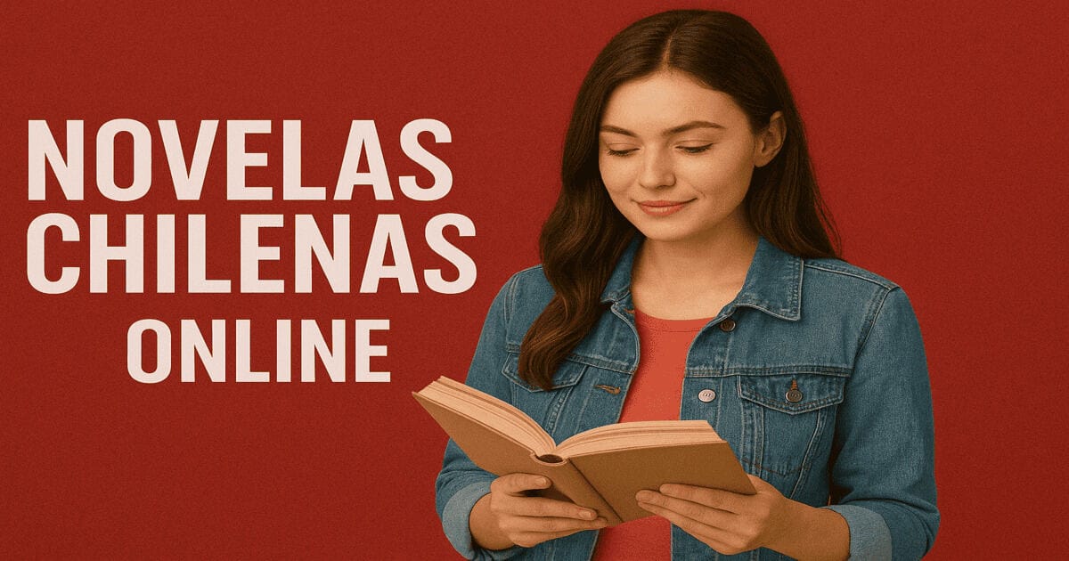 Collage de pósters de famosas novelas chilenas para ver online gratis, incluyendo Reunión de Superados y clásicos de Mega y TVN.