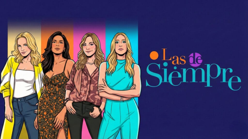 Las cuatro protagonistas de la novela Las de siempre RCN - Ver Serie Colombiana