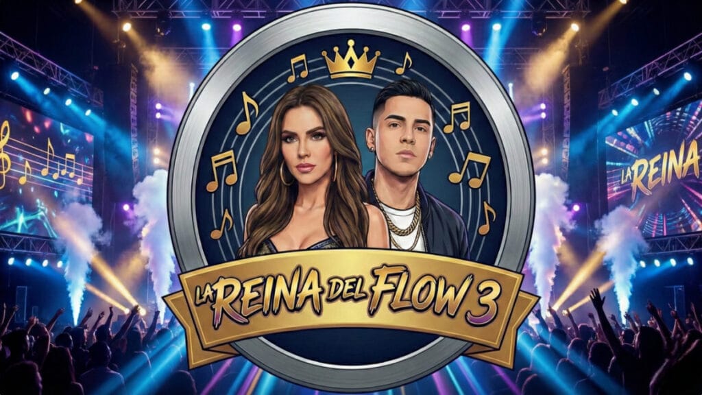 Yeimy Montoya cantando en el escenario - La Reina del Flow 3 Novela Completa Online